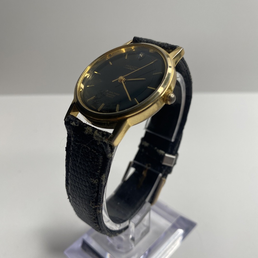 Vintage Prestige‎ by Waltham Diamond quartz watch XPPOO4 SR626SW Untested - Picture 9 of 12